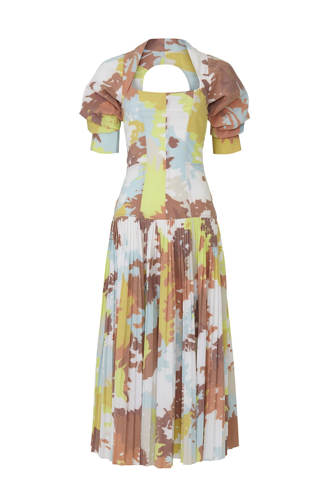 Iva Pleated Midi Dress by SIMKHAI 4