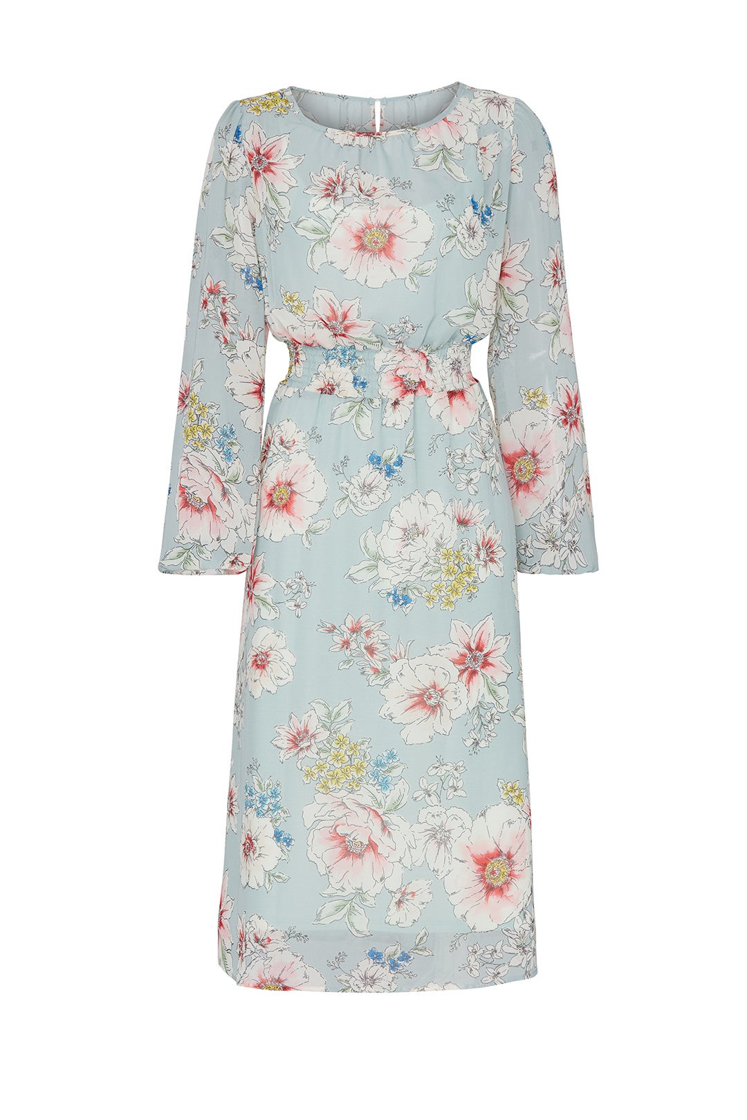 Smocked Floral Dress by Louna