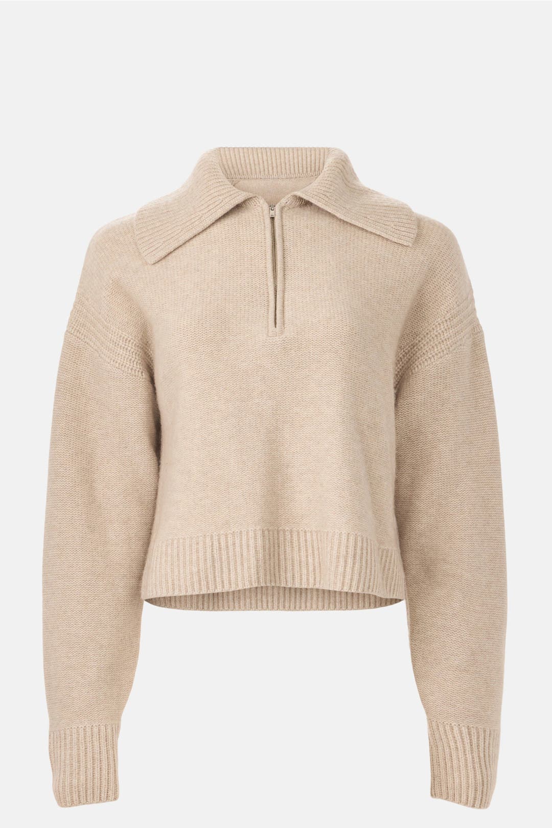 Premium Cashmino Quarter Zip Sweater by NAADAM | Rent the Runway