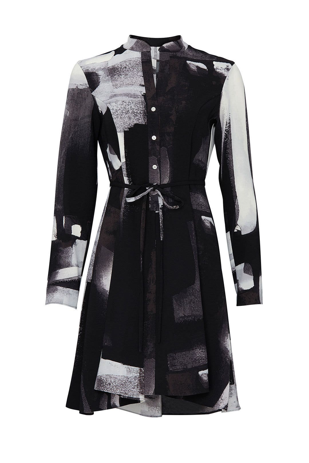 Brushstroke Printed Dress by Natori 4