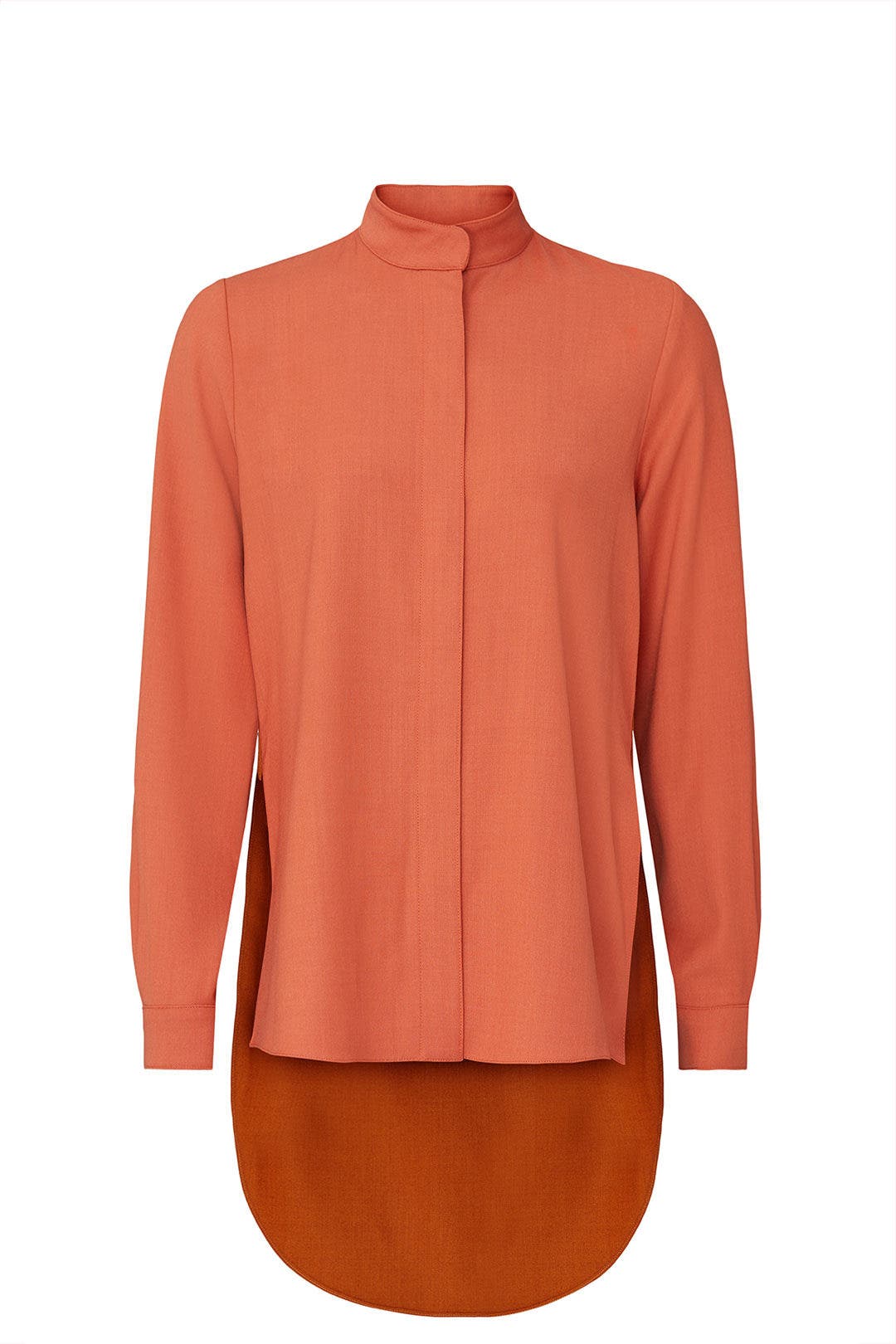 Burnt Orange Tailoring Top by Roksanda