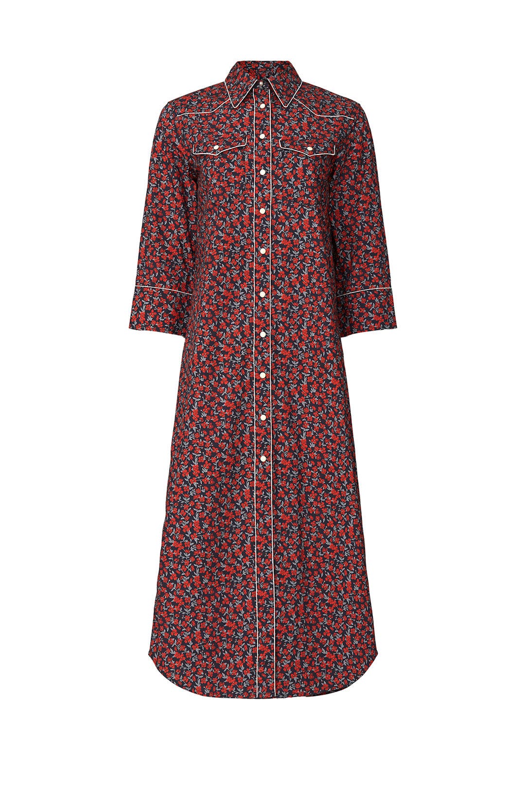 Quarter Sleeve Cowboy Dress by R13 4