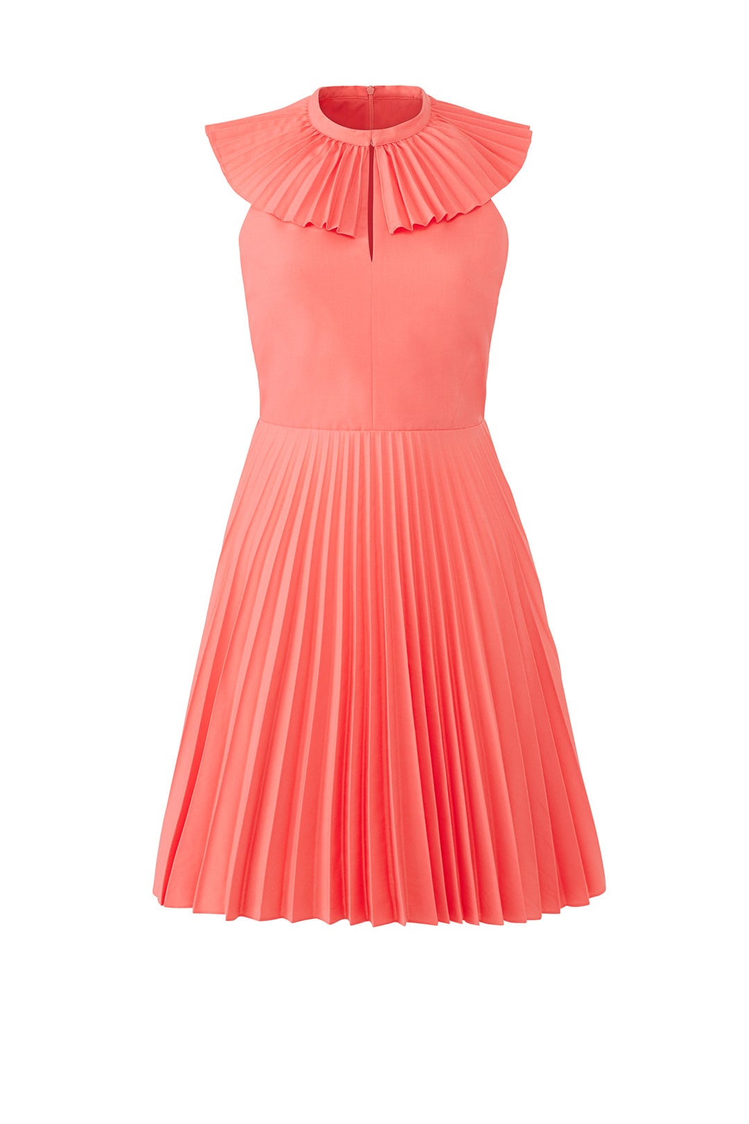Pink Fan Collar Dress by Tara Jarmon