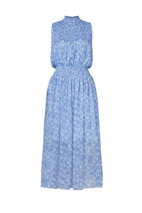Floral Mock Neck Dress main image 1