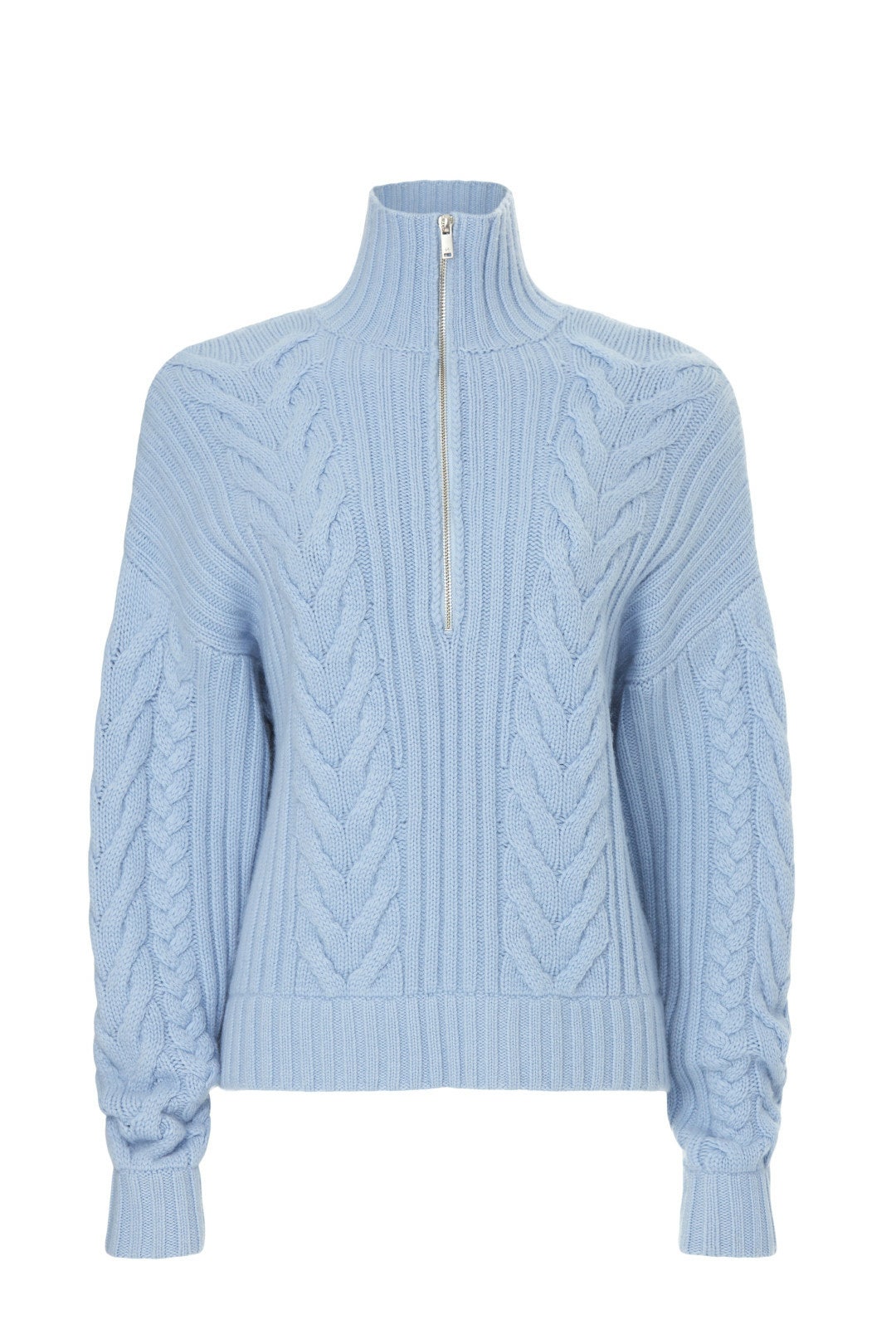 Open Back Cable Knit Sweater by NAADAM 4