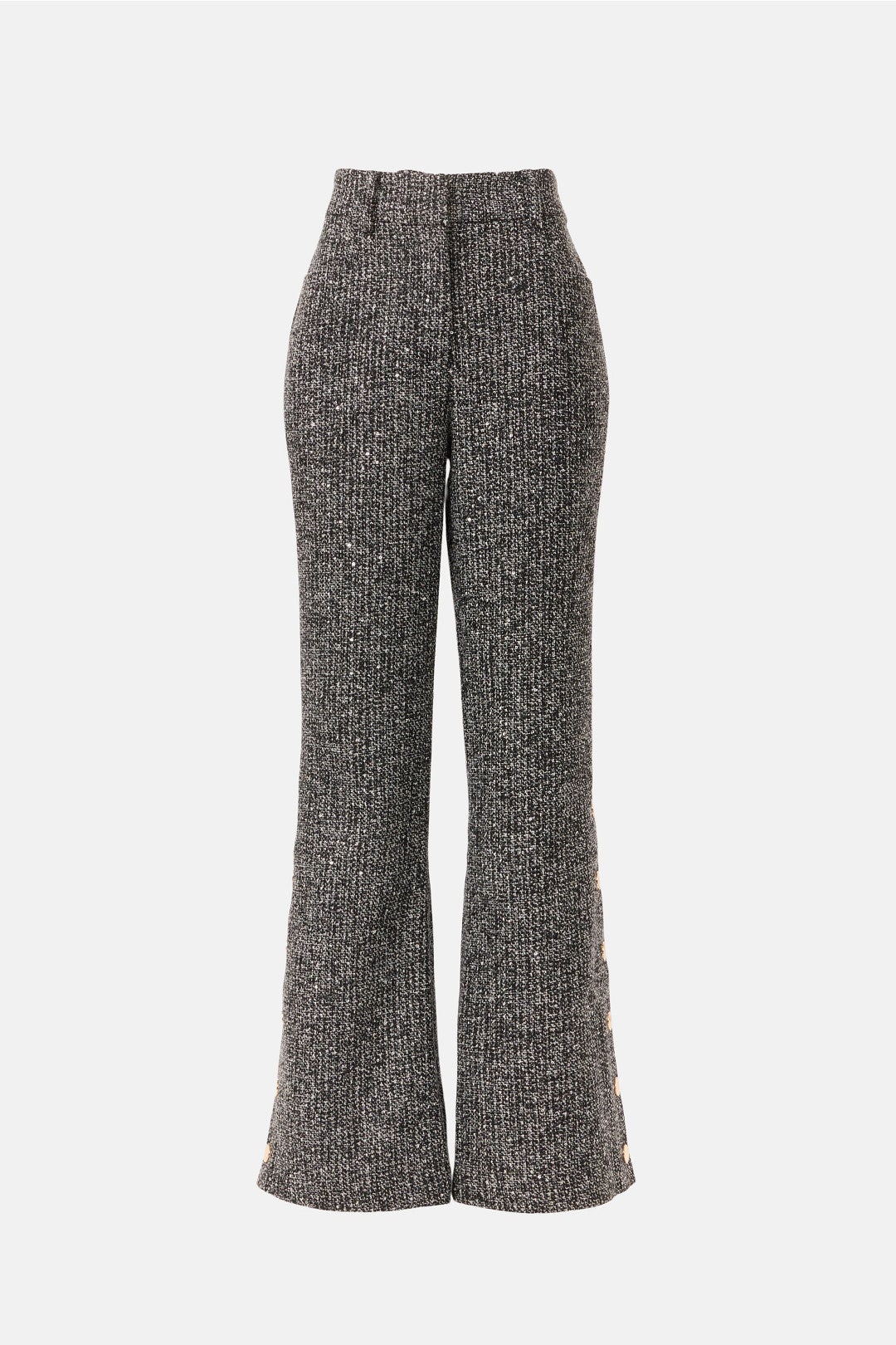 Tweed Button Detail Pants by Toccin 4