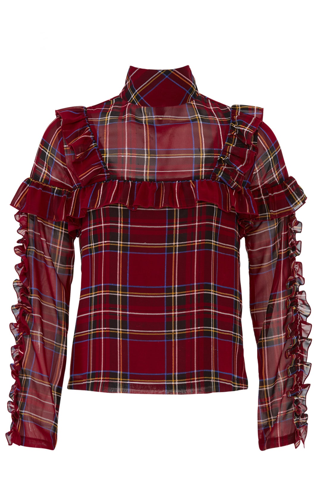 Plaid Girls Club Top by BB Dakota