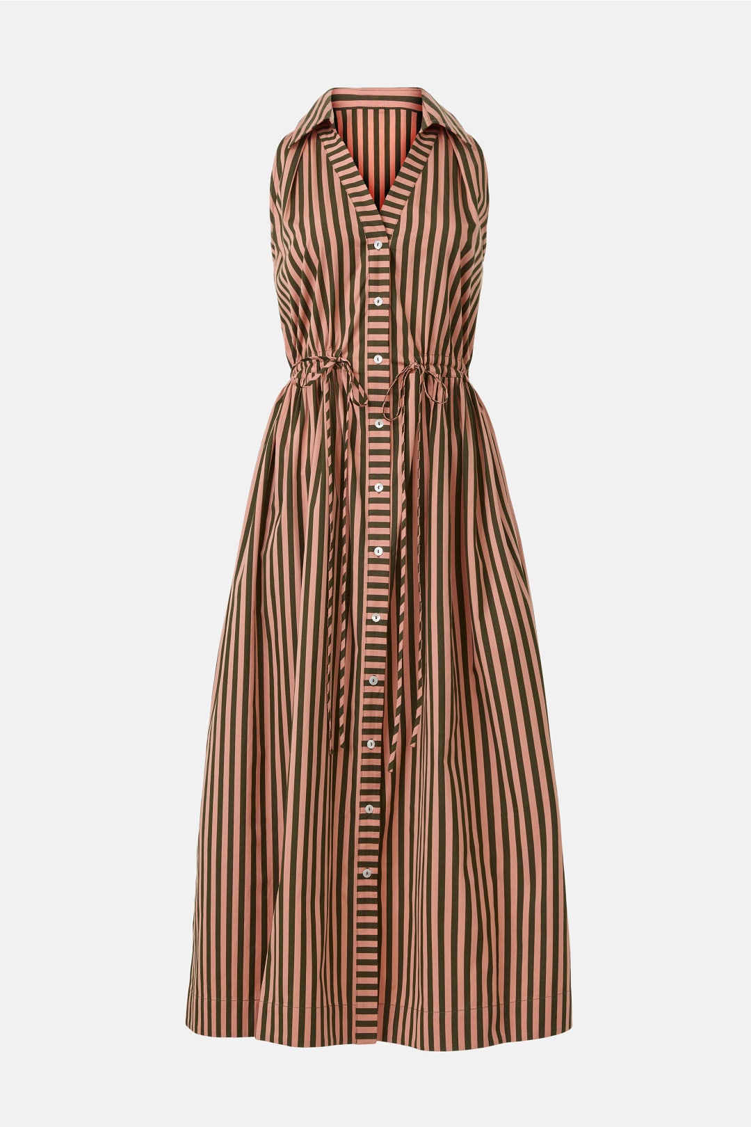 Stella Striped Midi Dress by HEVRON 4