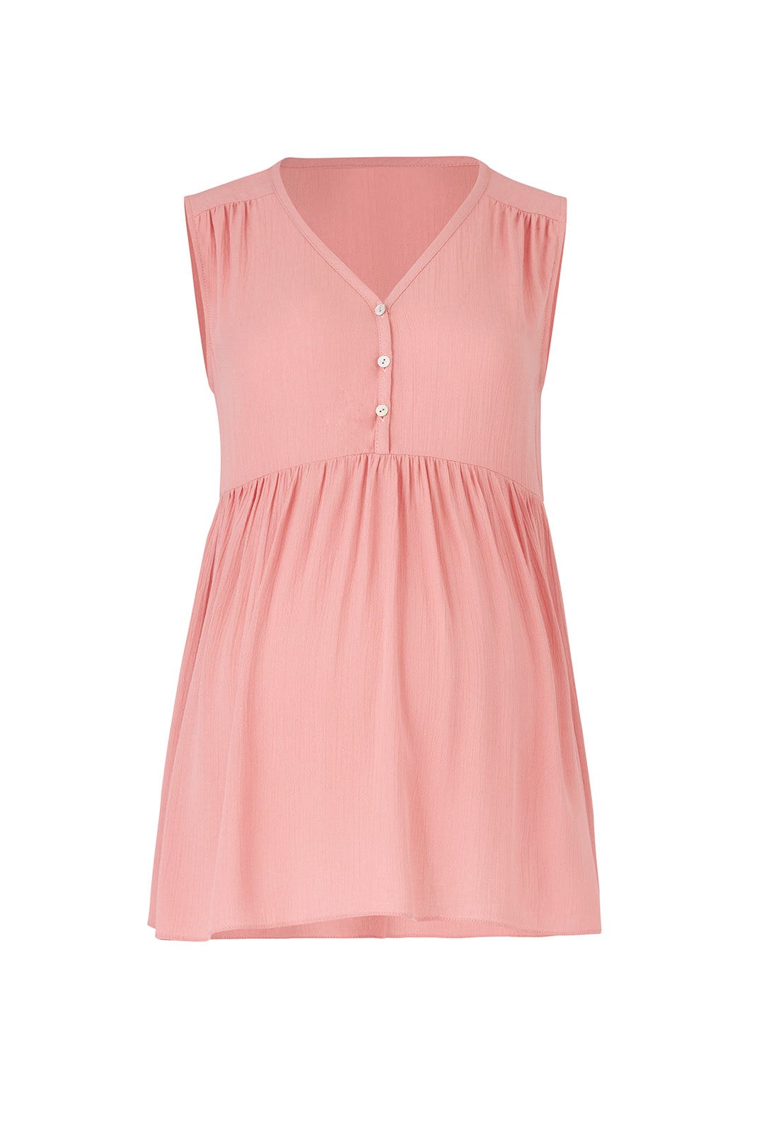 Pink Crinkle Maternity Top by Ingrid & Isabel 3