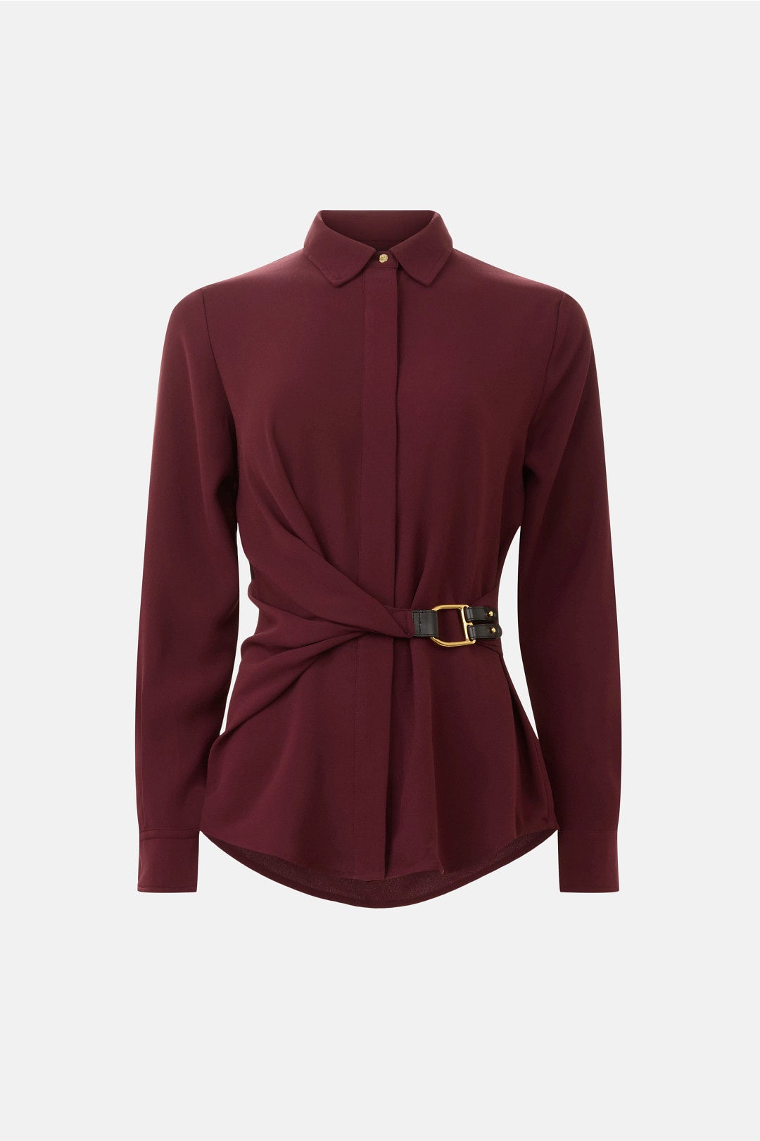 Cross Cinched Collared Top by Lauren Ralph Lauren 4