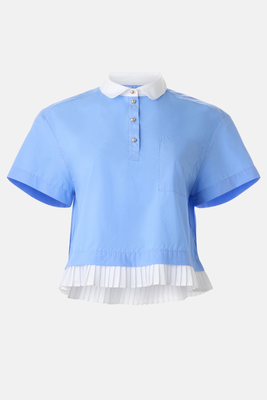 Collared Short Sleeve Top by Claudie Pierlot 4