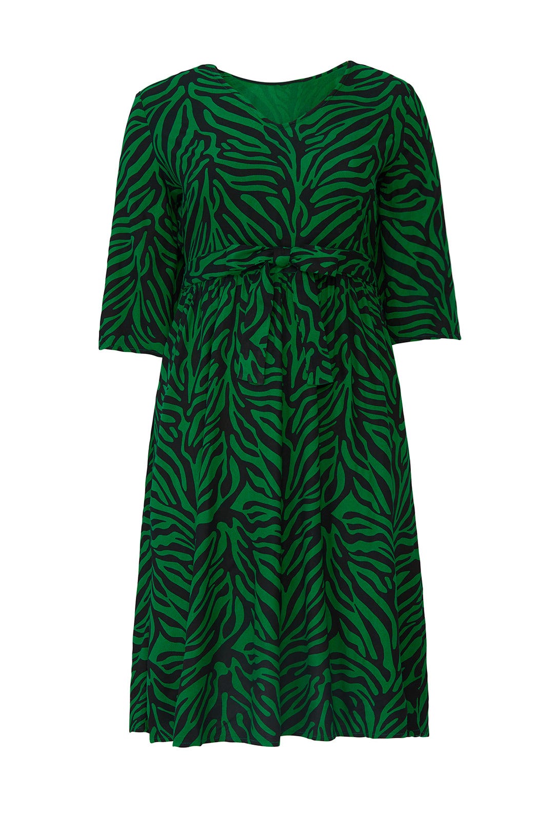 Zebra Midi Dress by JUNAROSE