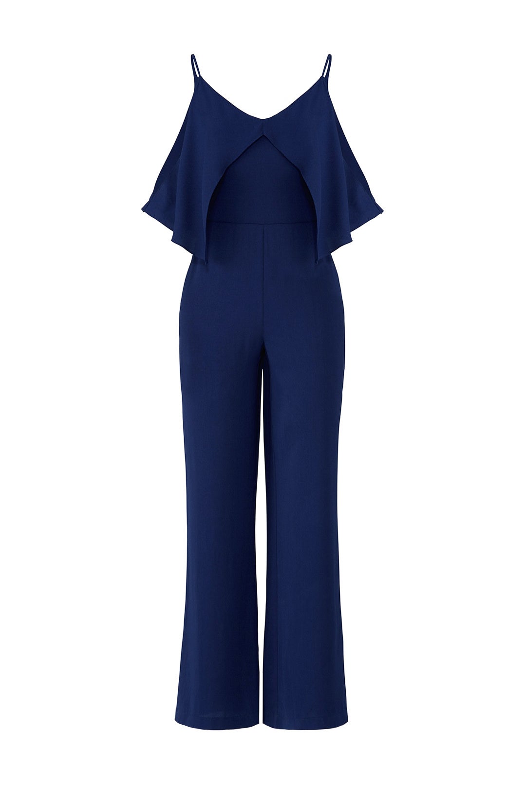 Blue Overlay Jumpsuit by Adelyn Rae