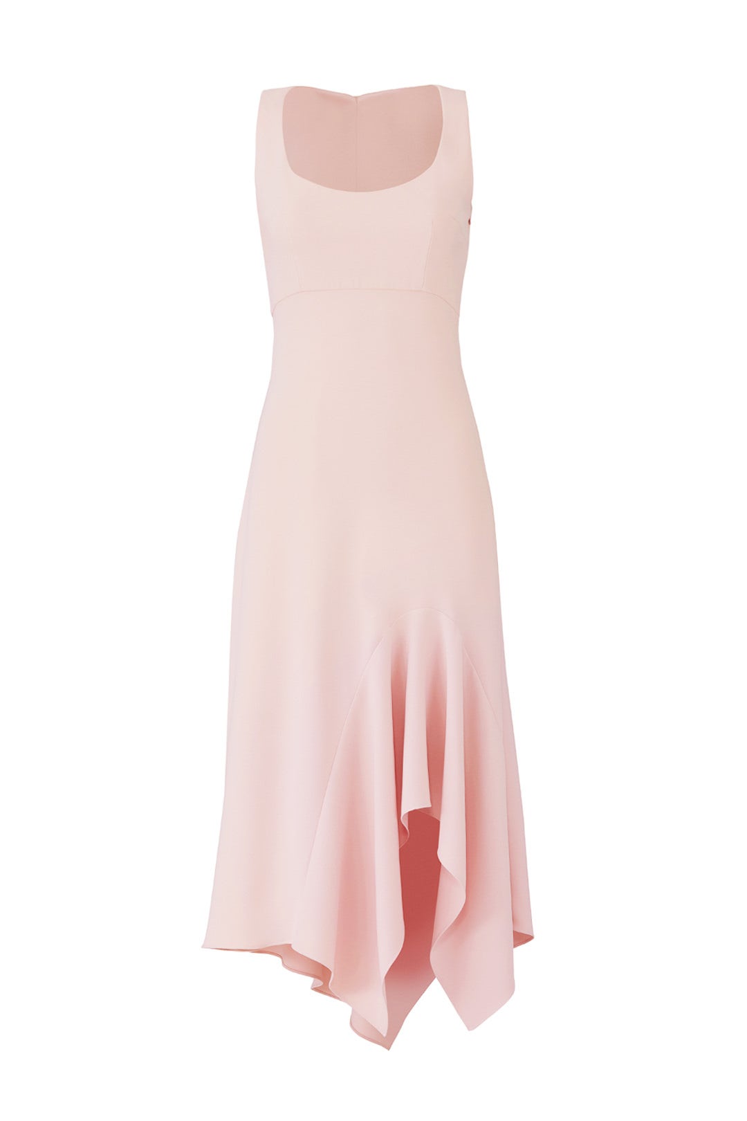Blush Scoop Neck Dress by Carmen Marc Valvo
