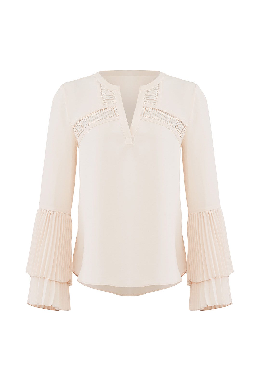 Beige Elissa Blouse by Adelyn Rae
