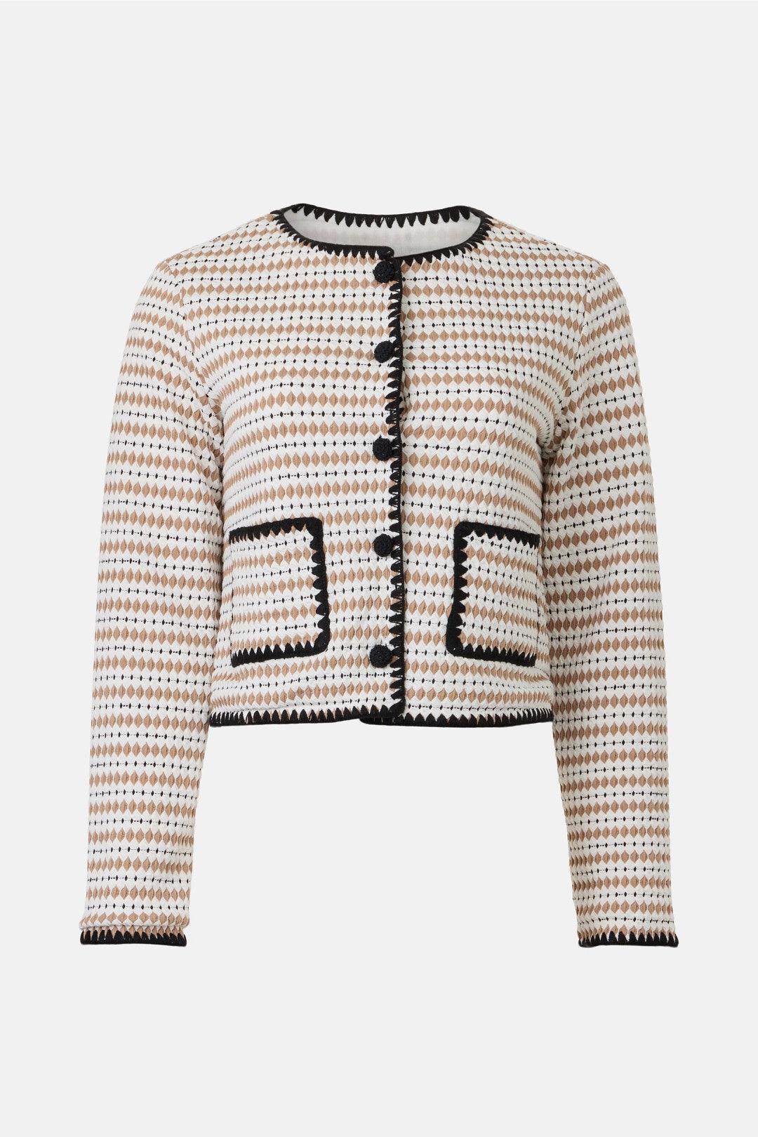 Crochet Detailed Knit Cardigan by CeCe 4