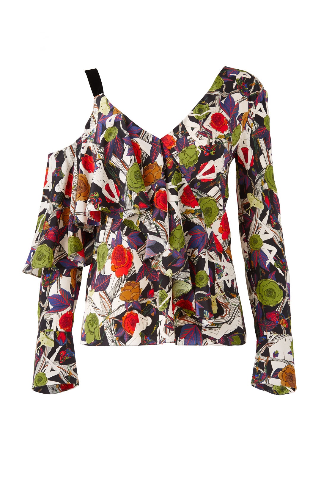 Rose Abstract Top by Jason Wu Collection 3