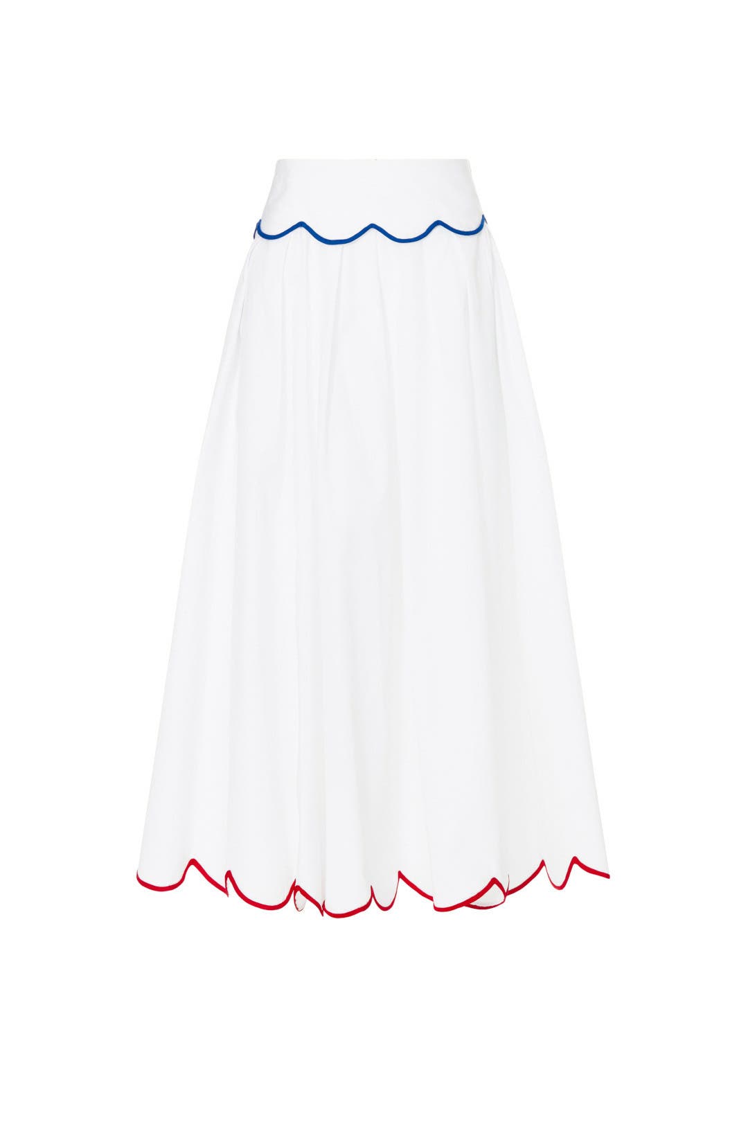 Scallop Hem Skirt by Rosie Assoulin | Rent the Runway