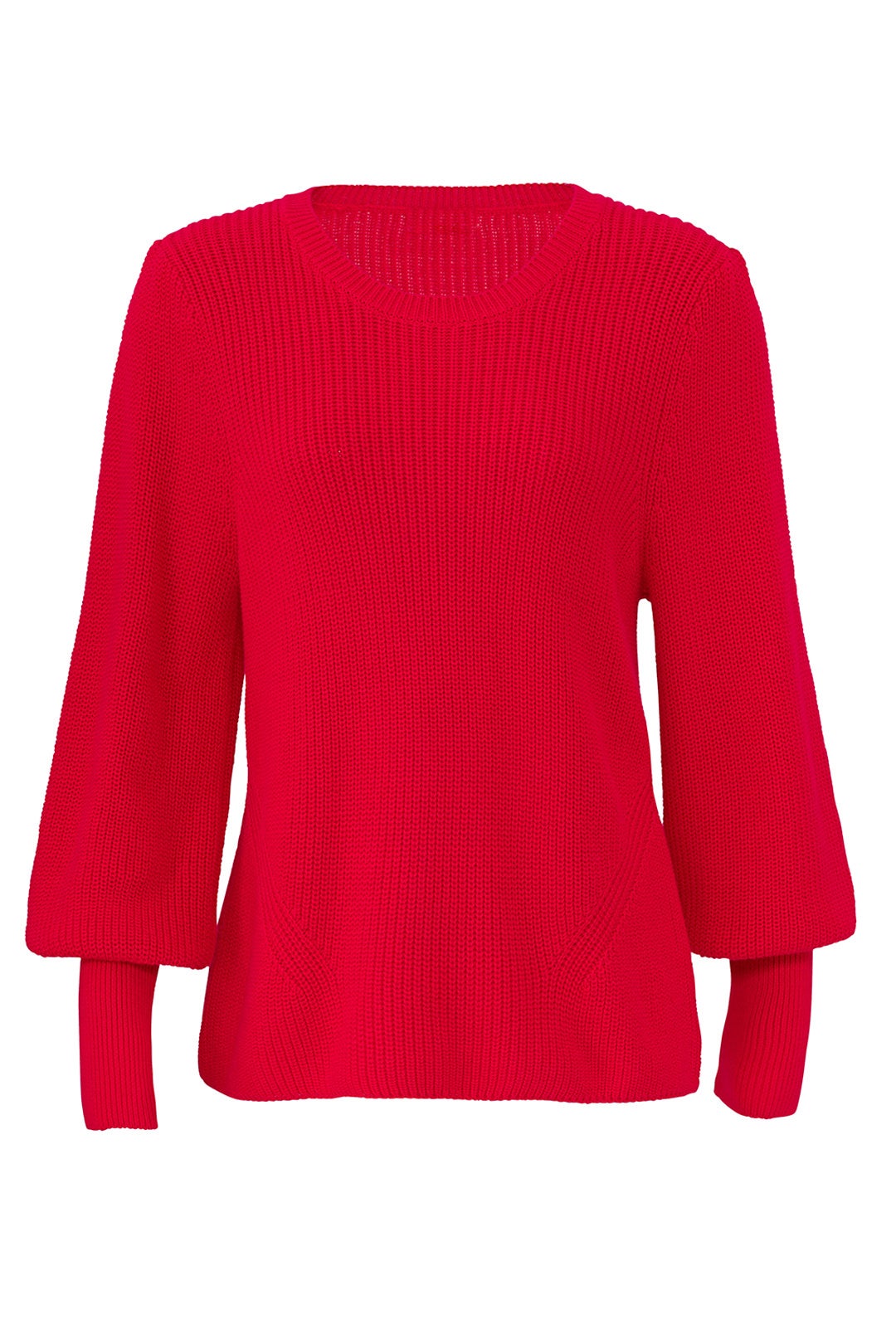 Red Bishop Sleeve Sweater by 525 America 3