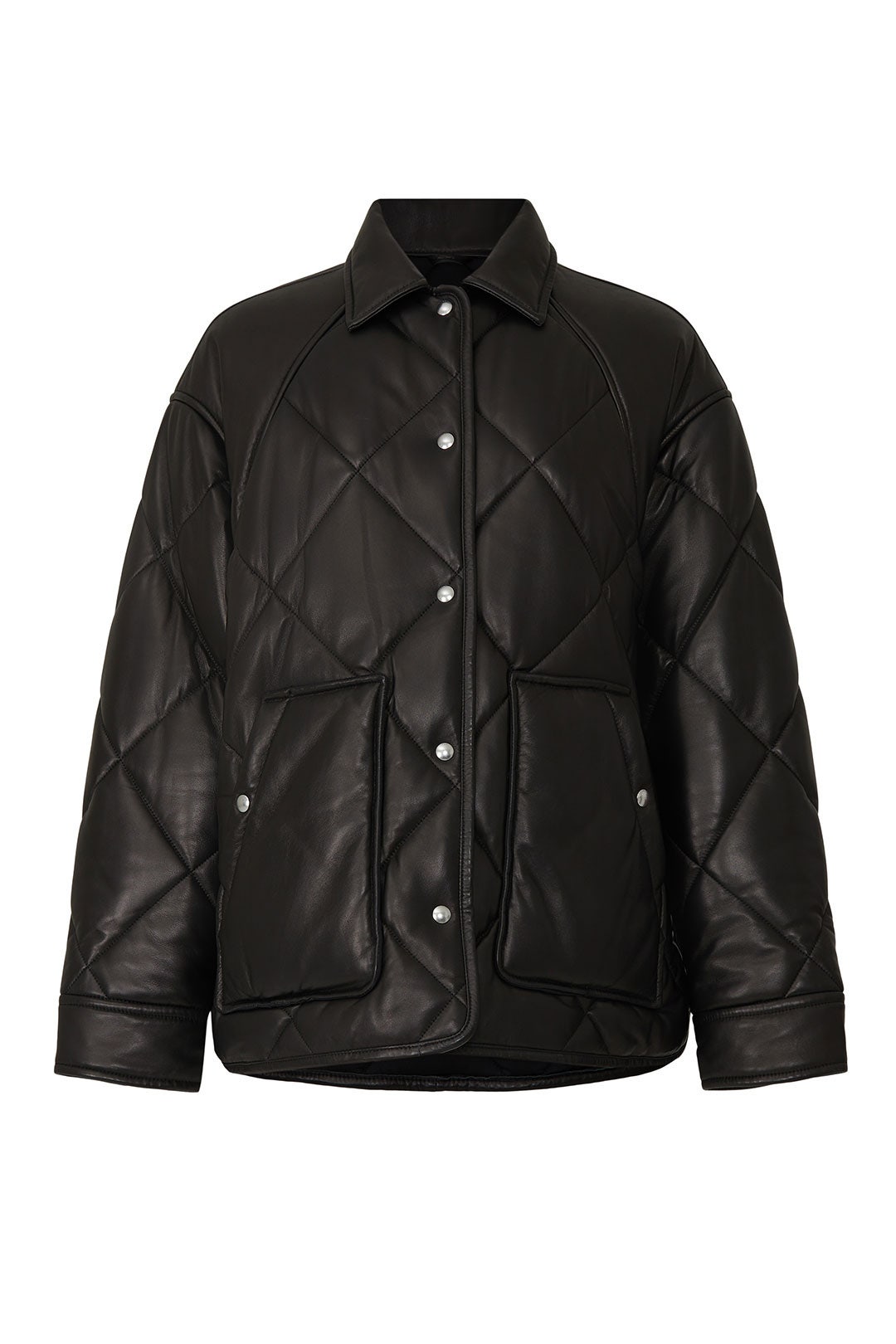 Shirin Quilted Leather Coat by Iro 4