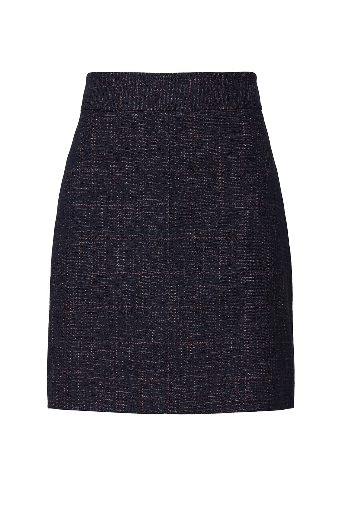 Ink Navy Plaid Skirt by See by Chloé 4
