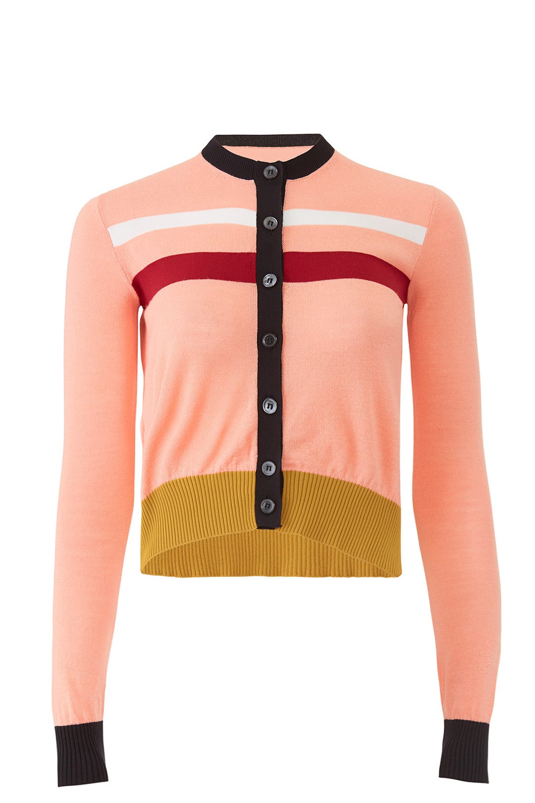 Colorblock Knit Cardigan by Marni