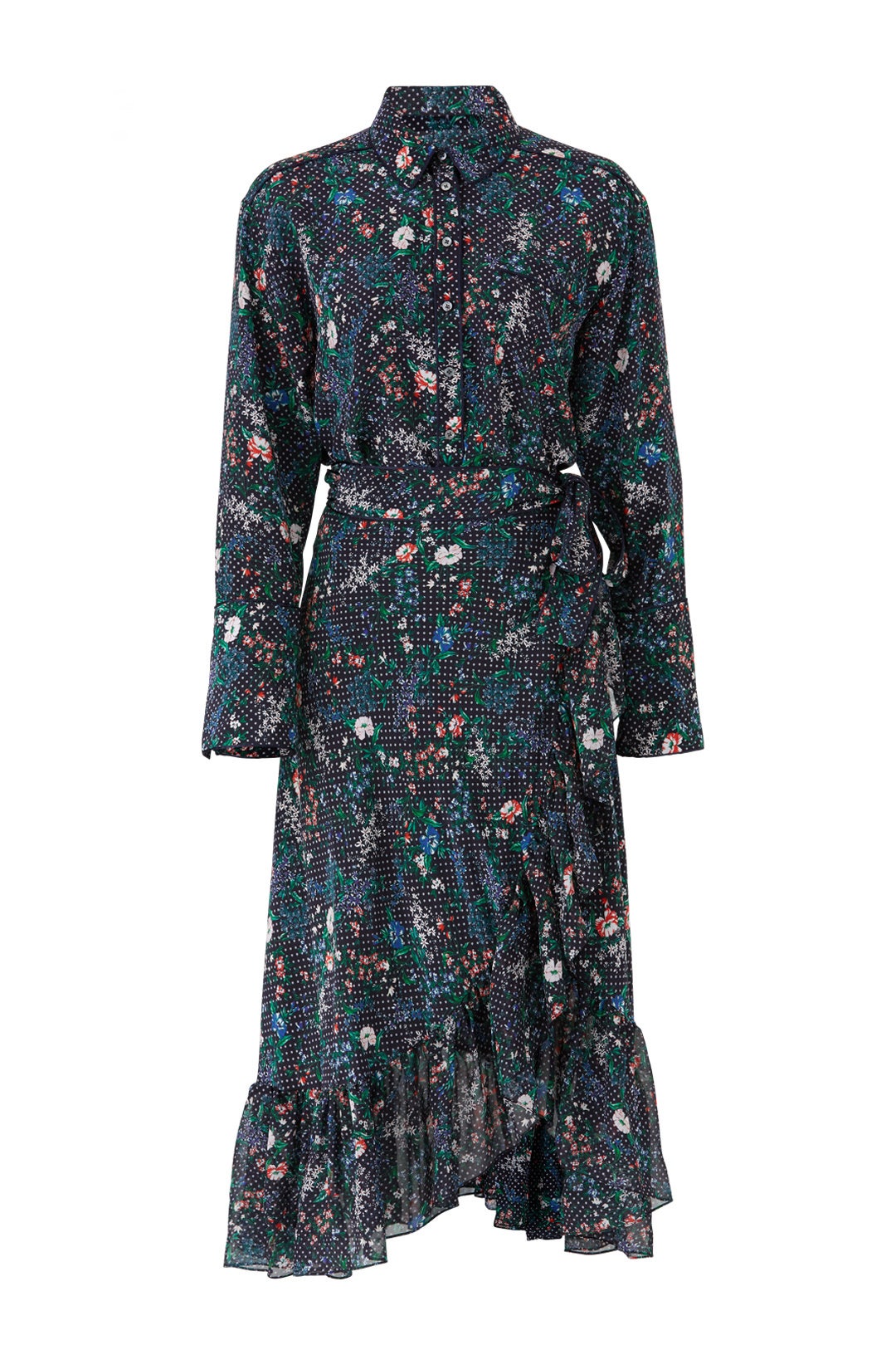 Floral Scarlet Print Dress by Marissa Webb 3