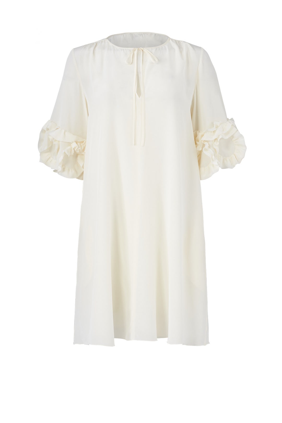 White Ruffle Shift by See by Chloé 3