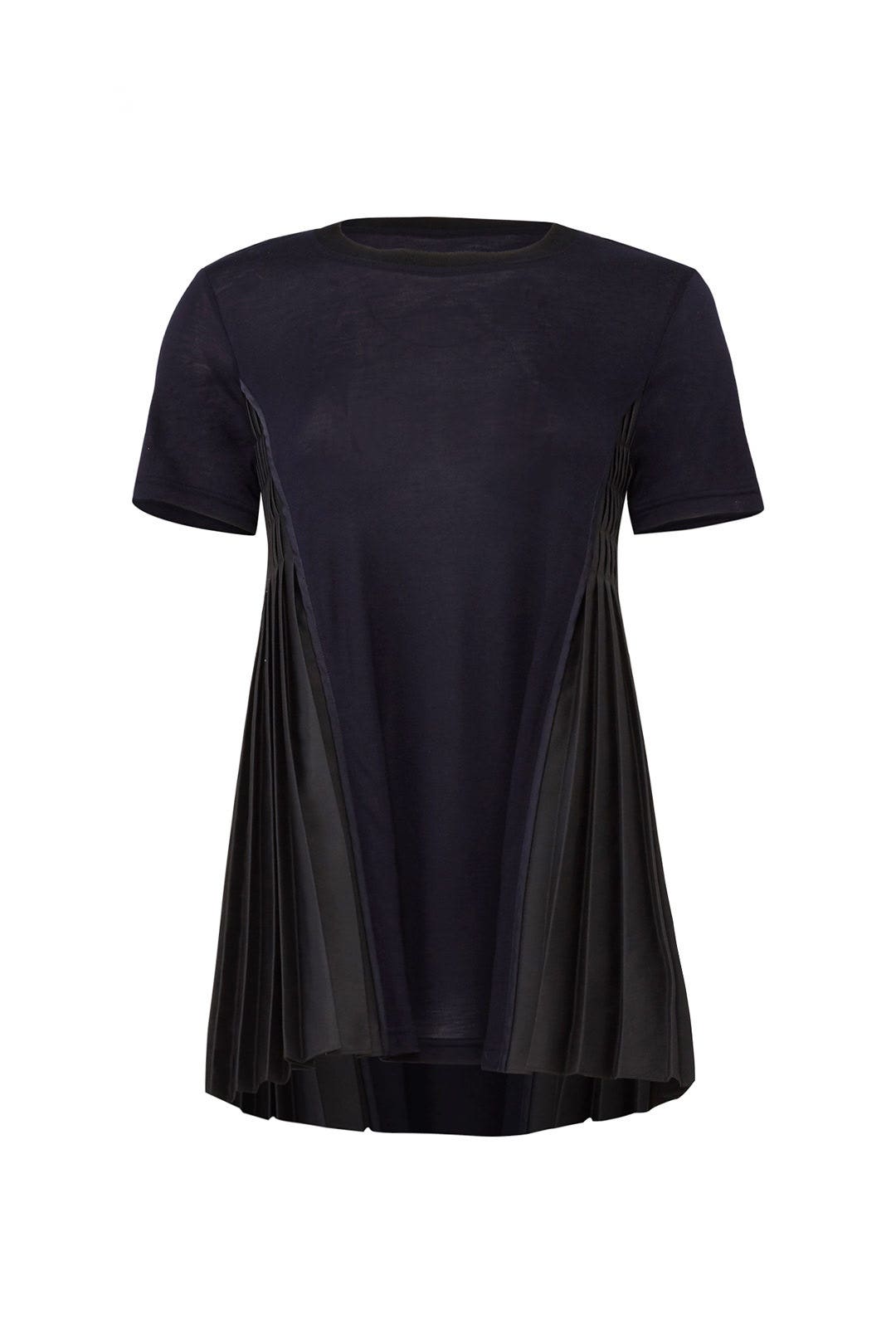 Midnight Pleated Panel Top by ADEAM