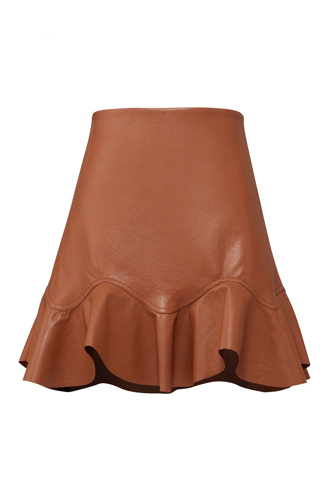 Faux Leather Skirt by Rebecca Taylor NYC 3