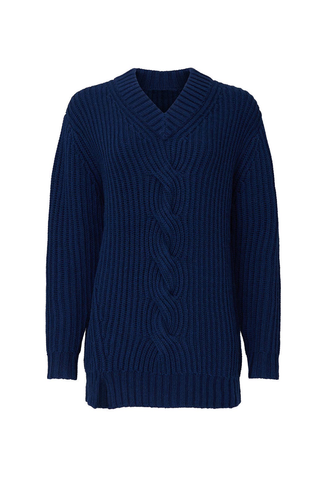 Navy Pullover Sweater by Thakoon Collective for 45 Rent the Runway