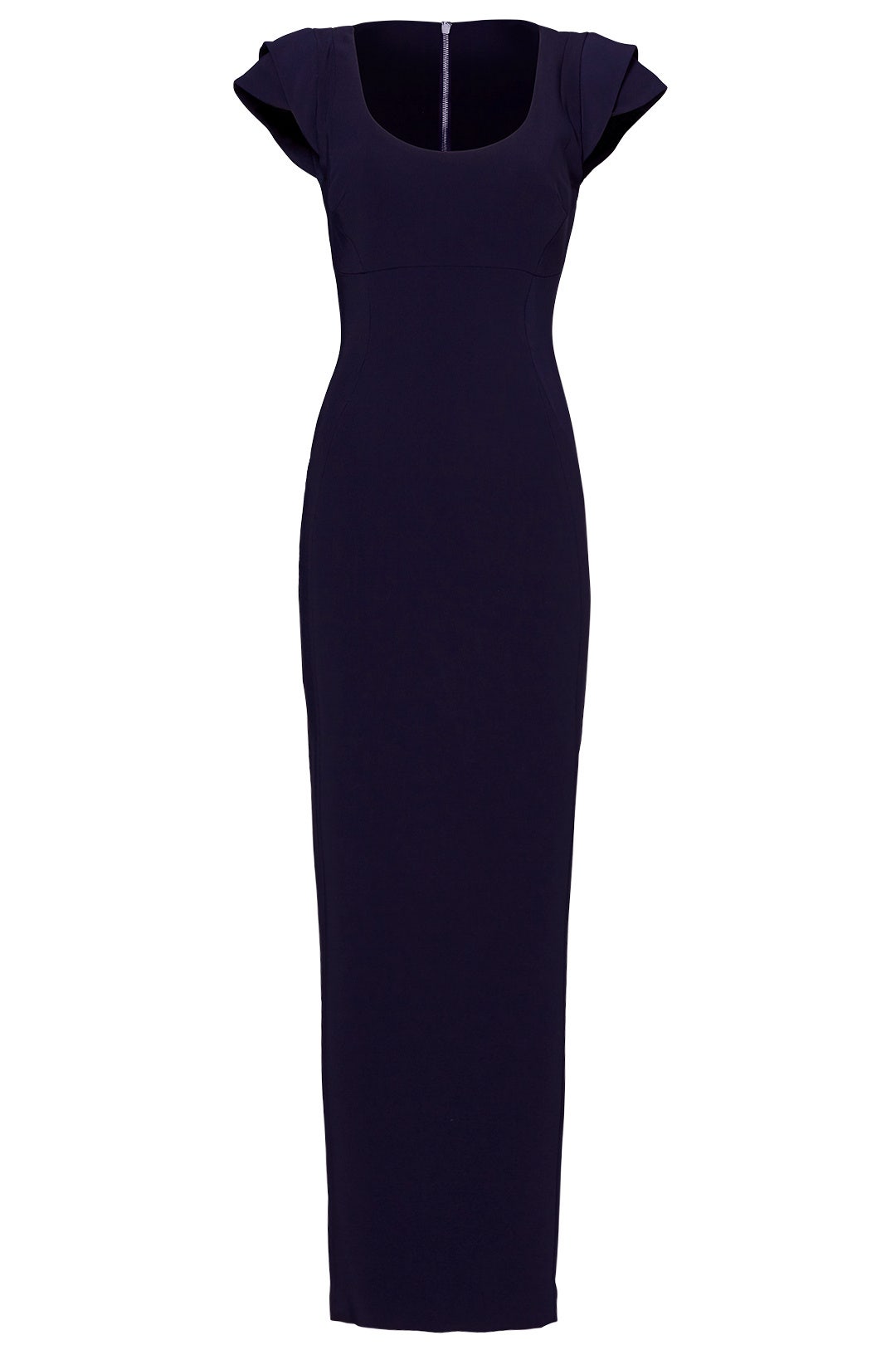 Navy Side Zip Gown by Antonio Berardi 3