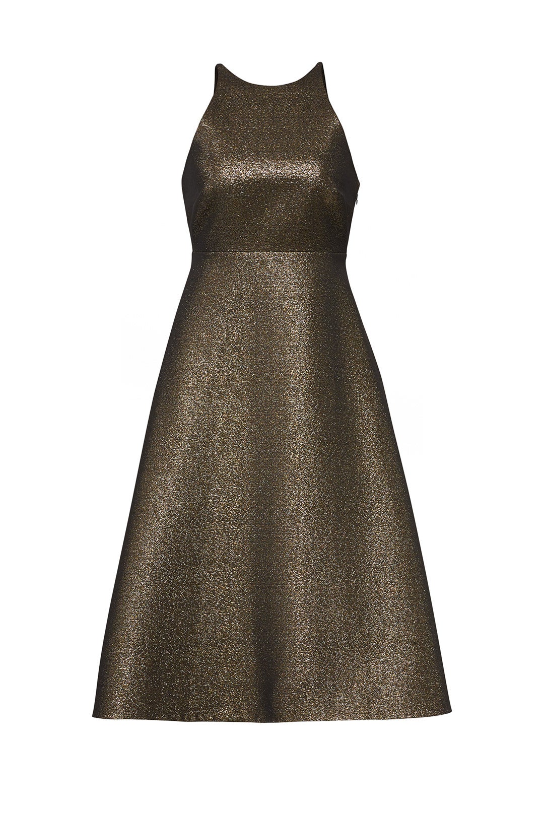 Glitter Bow Back Dress by HALSTON 3