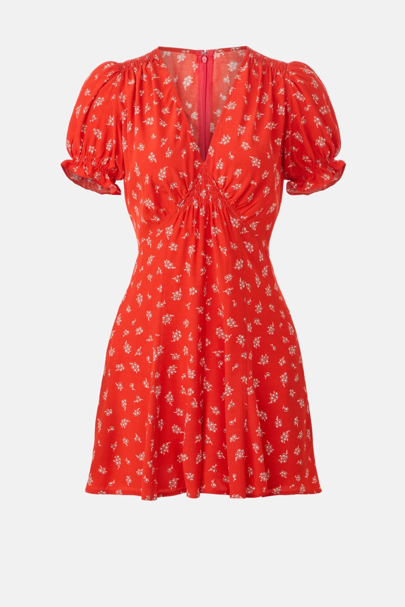 Red Printed Romper by Polo Ralph Lauren - Photo 4