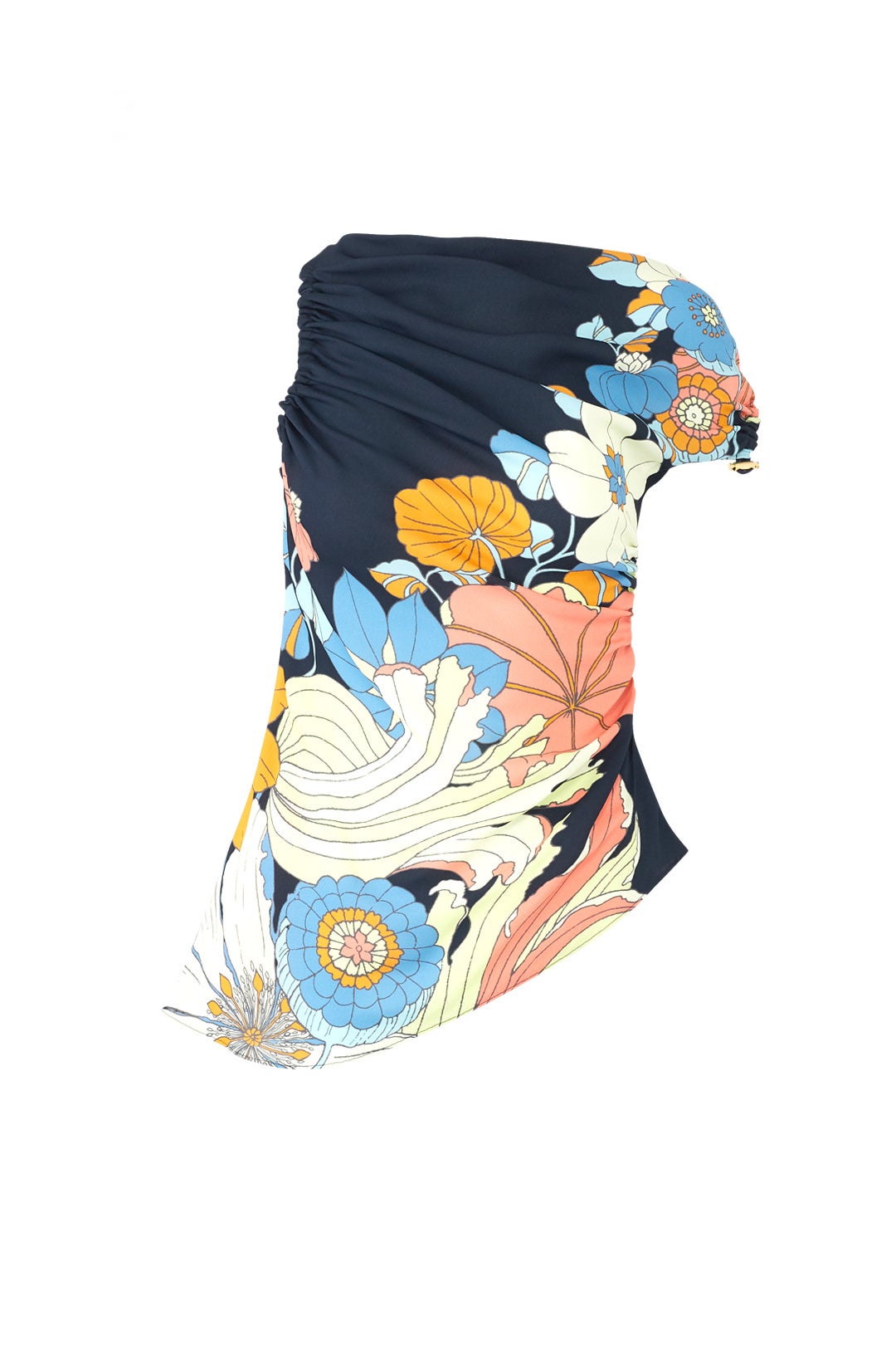 Navy Print Asymmetric Top by Peter Pilotto