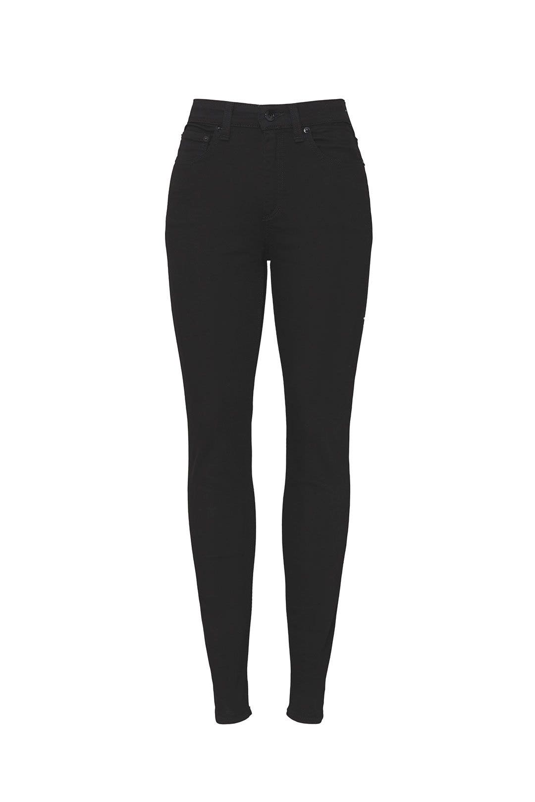 Black Nina High Rise Skinny Jeans by rag & bone JEAN