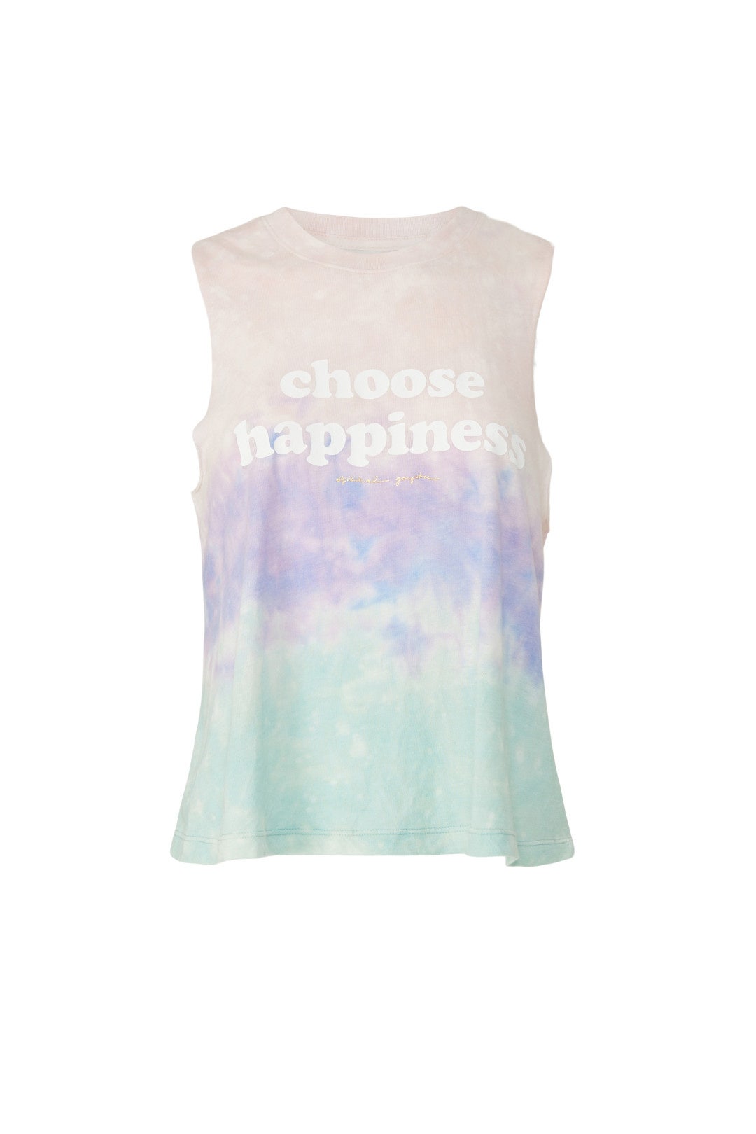 Happiness Crop Tank Top by Spiritual Gangster 4