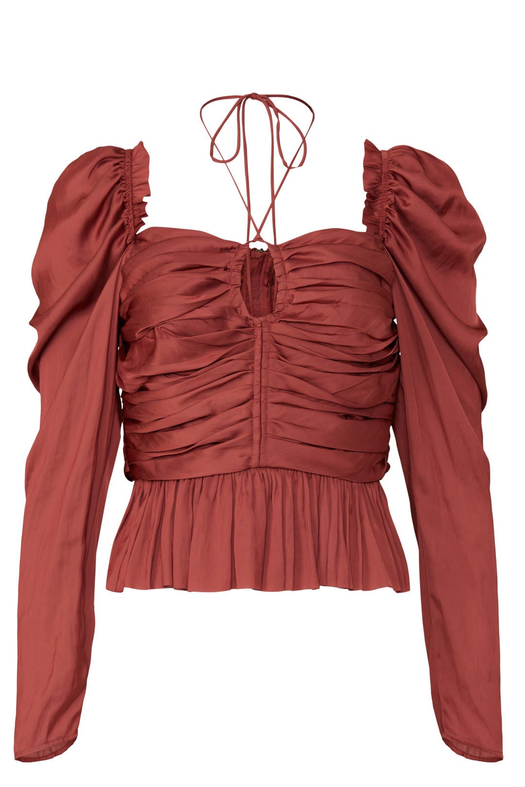 missguided peplum blouse