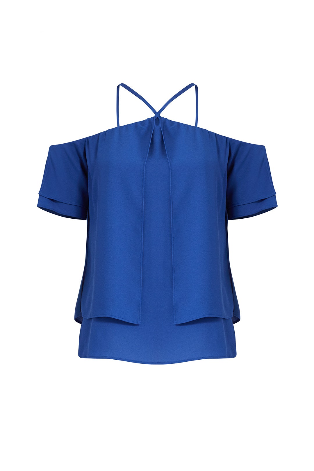Blue Chloe Halter Top by Cooper & Ella