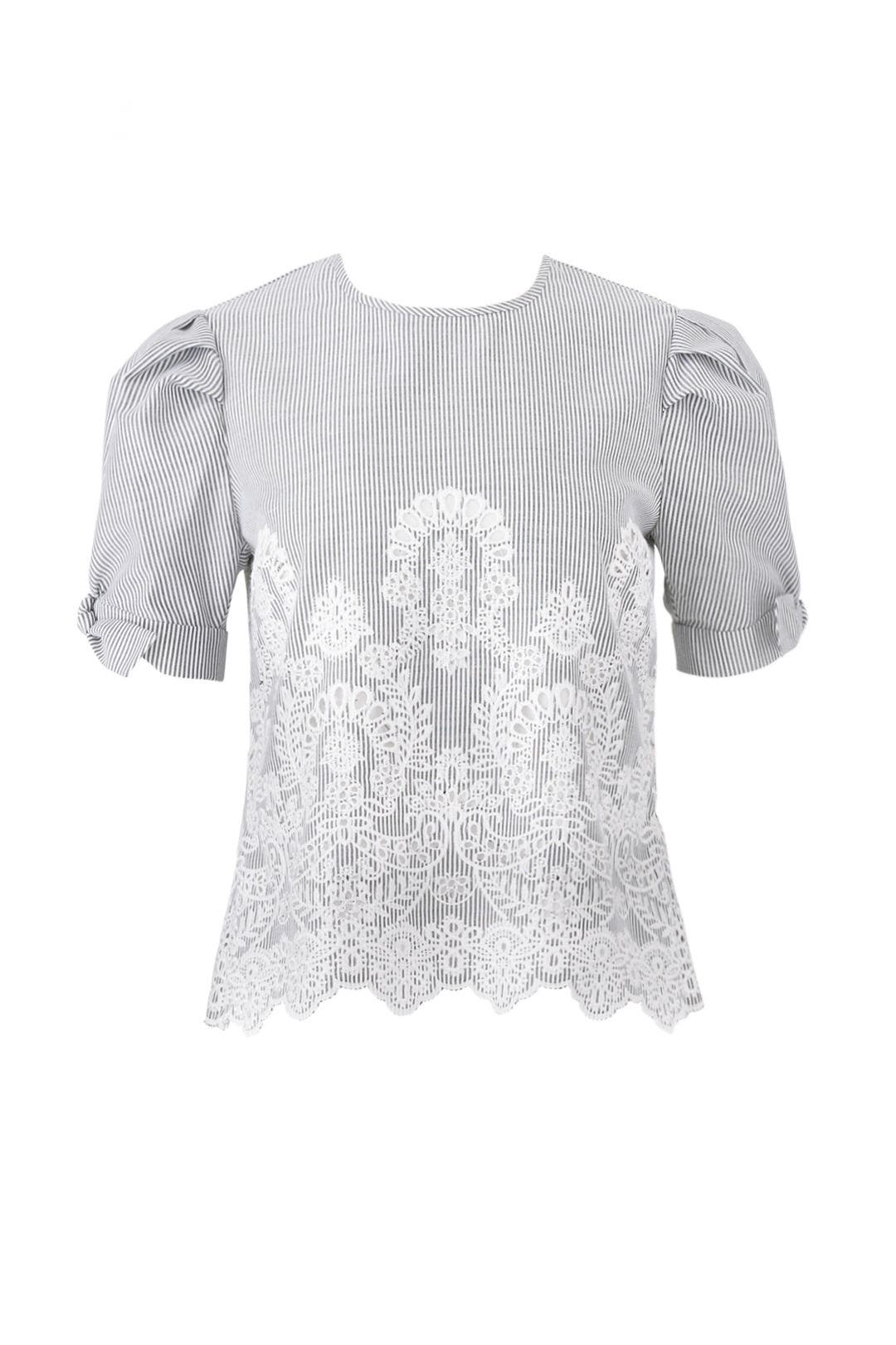 Eyelet Juniper Top by Saylor