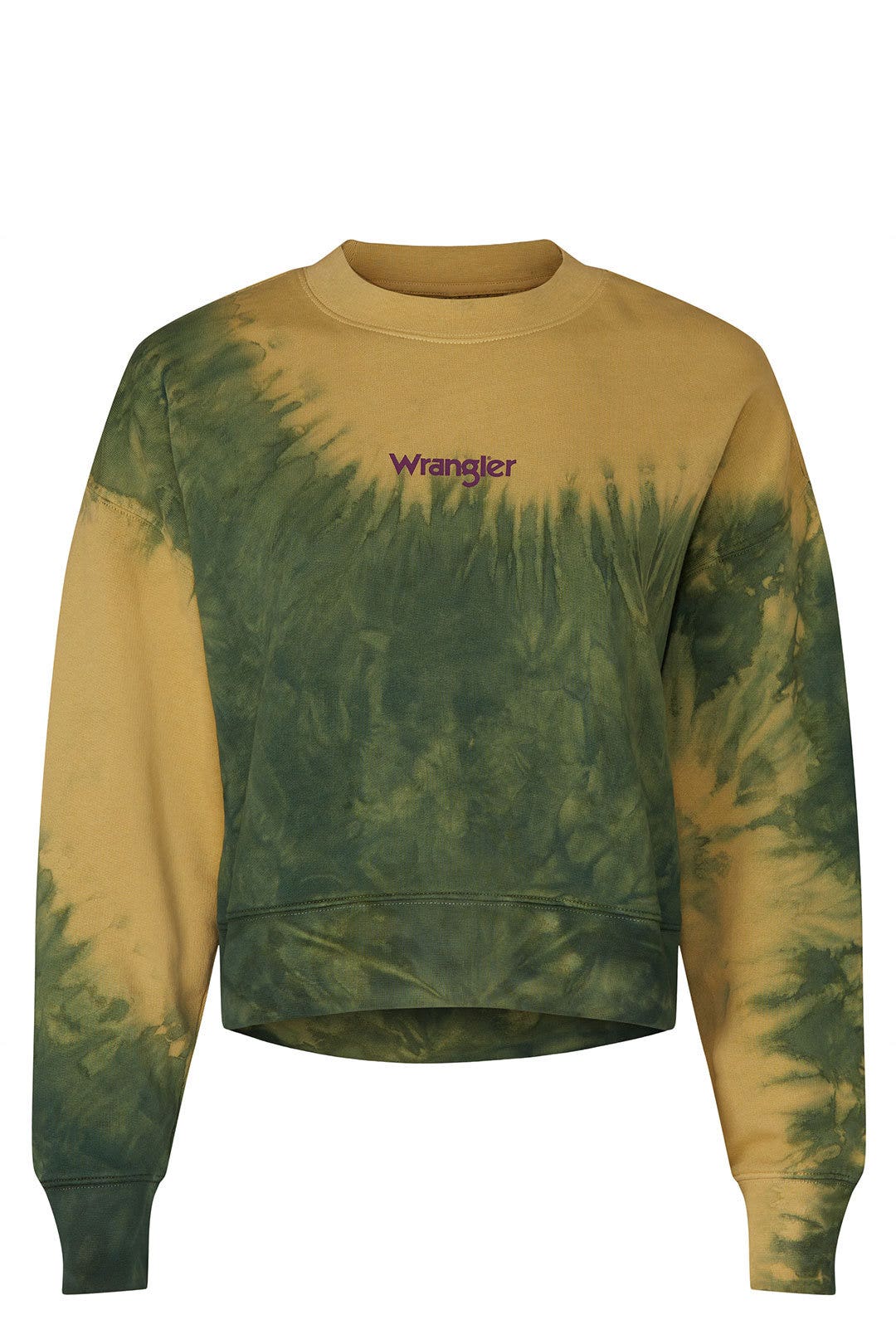 Green Boxy Retro Sweatshirt by WRANGLER