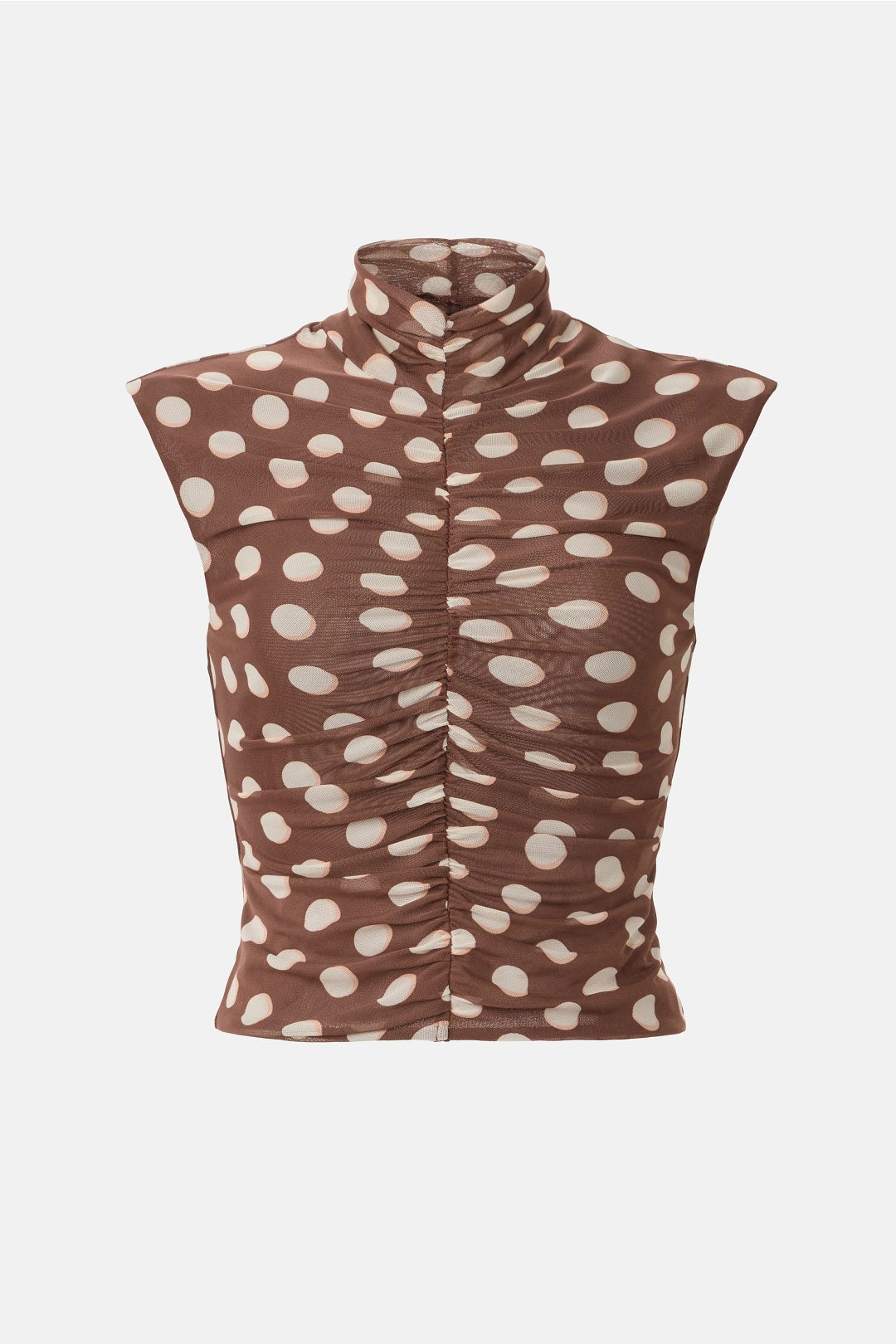 Jolie Turtleneck Ruched Top