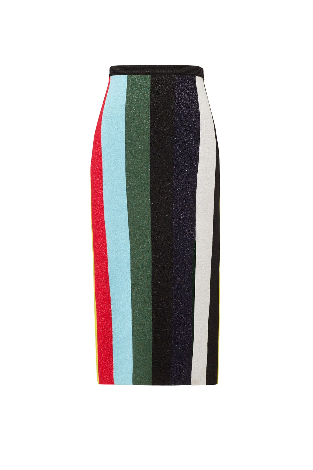 Metallic Stripe Skirt by Diane von Furstenberg for $74 | Rent the Runway