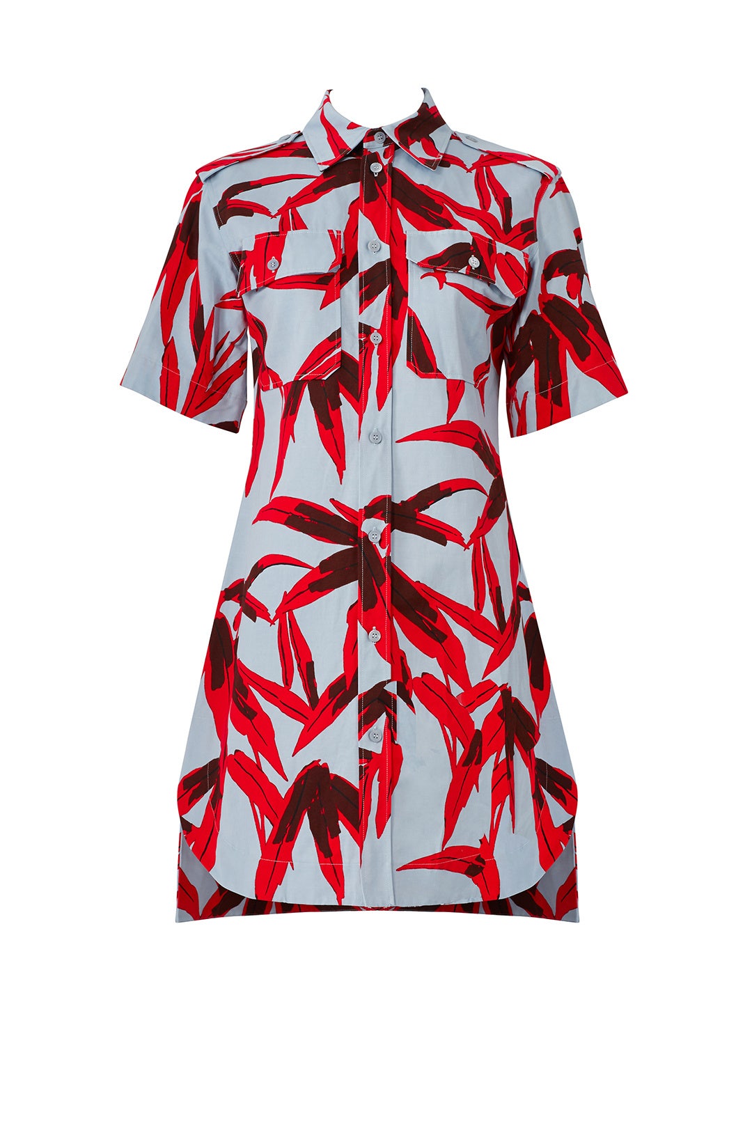 Blue Illusion Printed Dress by Marni