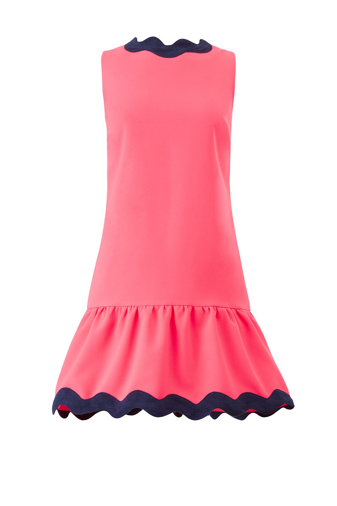 Neon Pink Drop Waist Dress by Sail to Sable 3