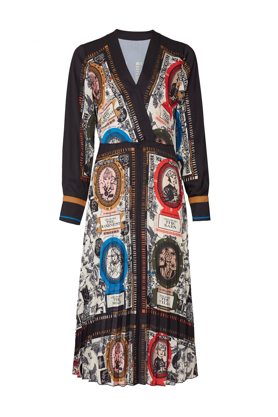 Printed Satin Dress by Scotch & Soda 4