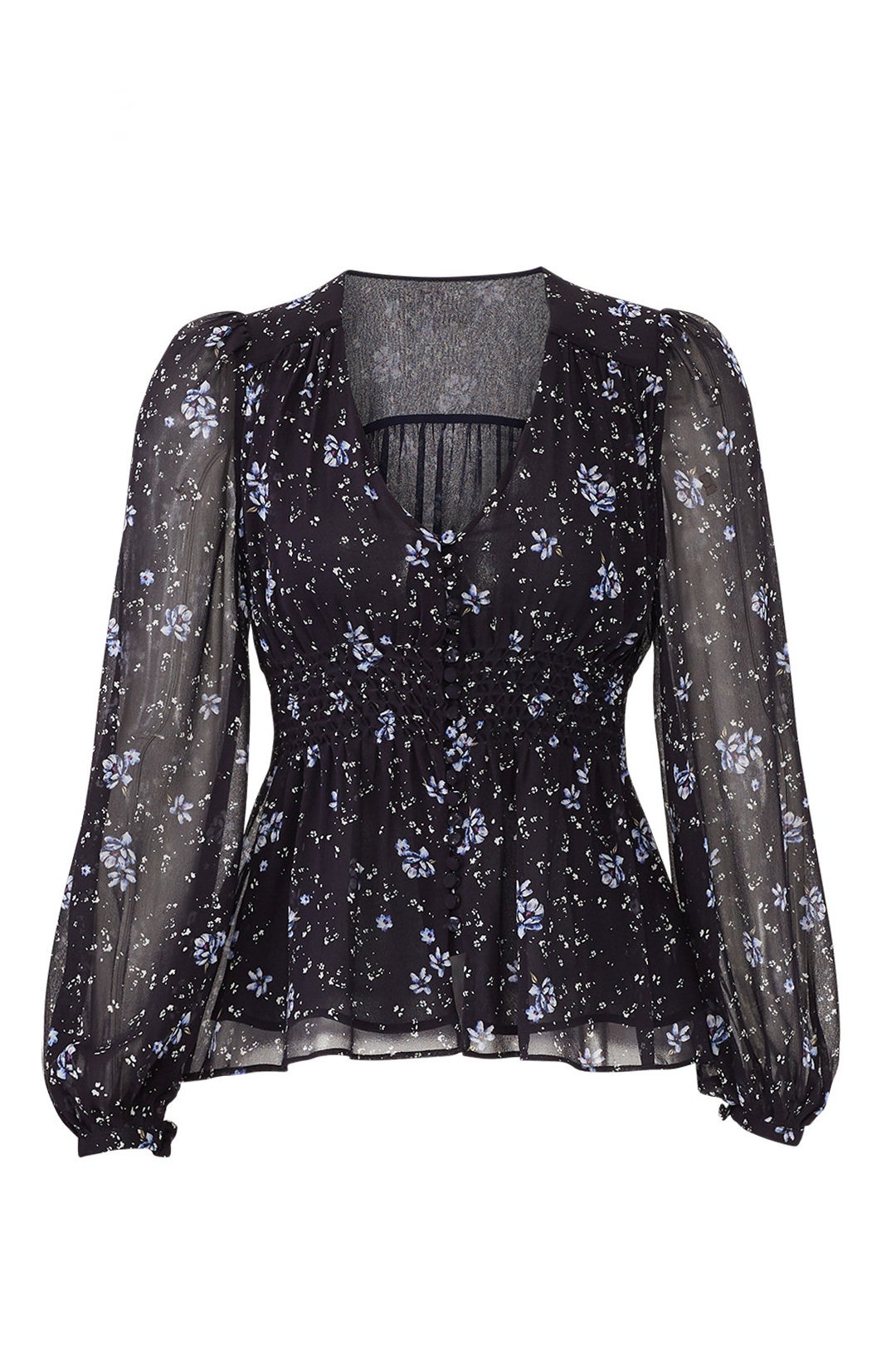 Ditsi Print Smocked Blouse by Nicholas 3