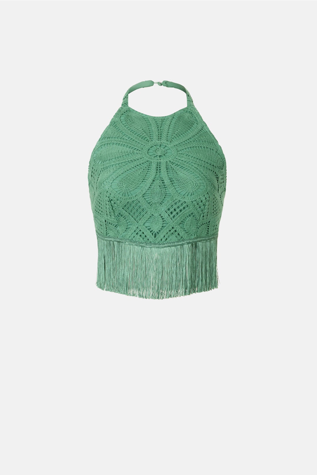 Flower Crochet Halter Top by PatBO