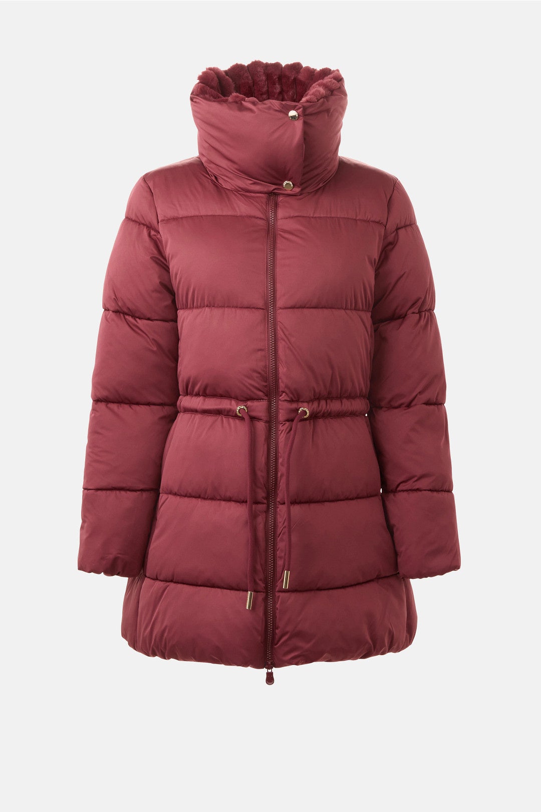Red Petunia Puffer Coat