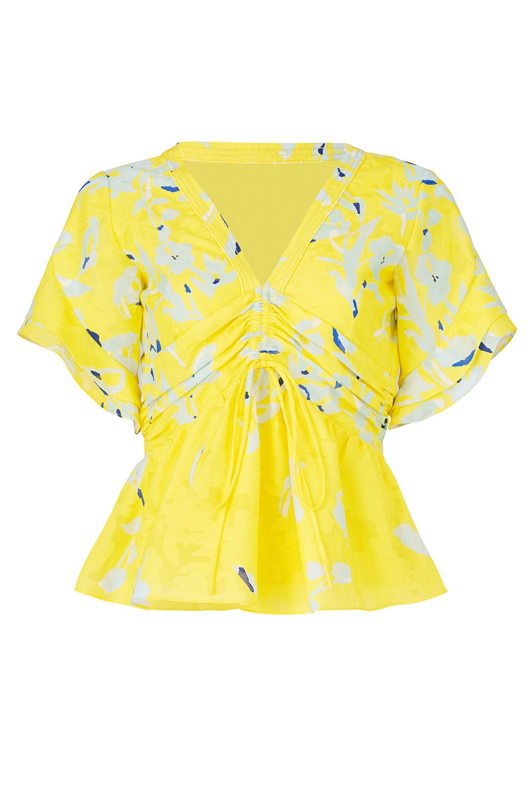 Yellow Fabiana Top by Tanya Taylor